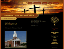 Tablet Screenshot of pattersongrovebaptistchurch.org